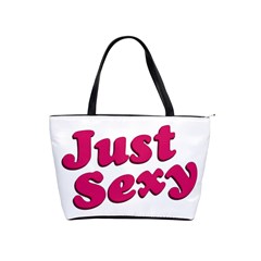 Just Sexy Typographic Quote002 Large Shoulder Bag by dflcprints