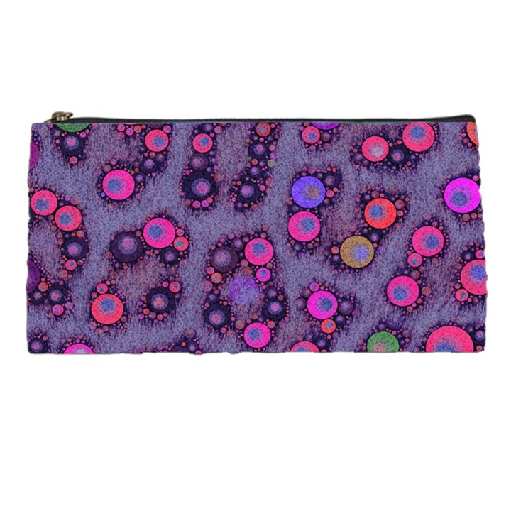 Florescent Cheetah Pencil Case