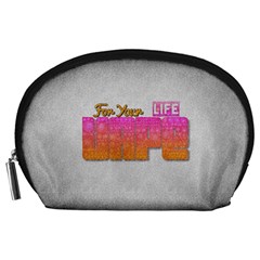 Vape For Your Life Abstract  Accessory Pouch (large) by OCDesignss