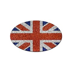 England Flag Grunge Style Print Sticker 10 Pack (oval) by dflcprints