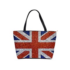 England Flag Grunge Style Print Large Shoulder Bag by dflcprints