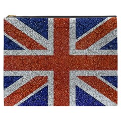 England Flag Grunge Style Print Cosmetic Bag (xxxl) by dflcprints