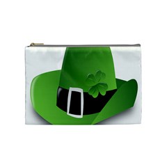 Irish Shamrock Hat152049 640 Cosmetic Bag (medium) by Colorfulart23