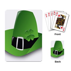 Irish Shamrock Hat152049 640 Playing Cards Single Design by Colorfulart23