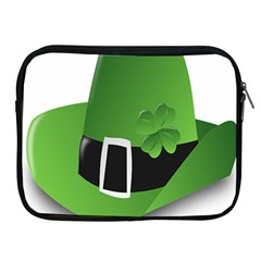 Irish Shamrock Hat152049 640 Apple Ipad Zippered Sleeve by Colorfulart23