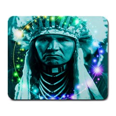 Magical Indian Chief Large Mouse Pad (rectangle) by icarusismartdesigns