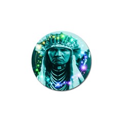 Magical Indian Chief Golf Ball Marker 4 Pack