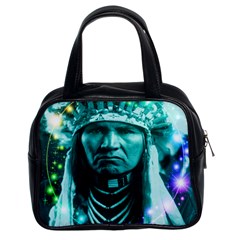 Magical Indian Chief Classic Handbag (two Sides) by icarusismartdesigns