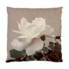 White Rose Vintage Style Photo In Ocher Colors Cushion Case (single Sided)  by dflcprints