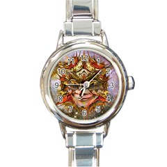 Star Clown Round Italian Charm Watch by icarusismartdesigns