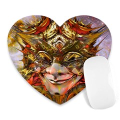 Star Clown Mouse Pad (heart)