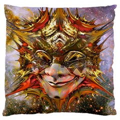 Star Clown Large Cushion Case (two Sided)  by icarusismartdesigns