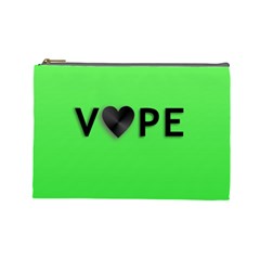 Vape Heart Cosmetic Bag (large) by OCDesignss