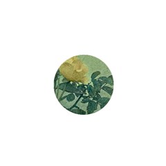 Yellow Rose Vintage Style  1  Mini Button by dflcprints