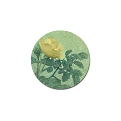 Yellow Rose Vintage Style  Golf Ball Marker 4 Pack by dflcprints