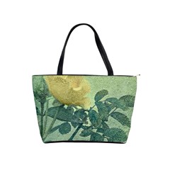 Yellow Rose Vintage Style  Large Shoulder Bag
