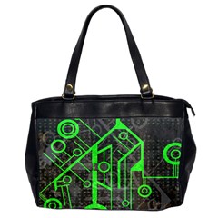 Tech Oversize Office Handbag (two Sides) by UniqueandCustomGifts