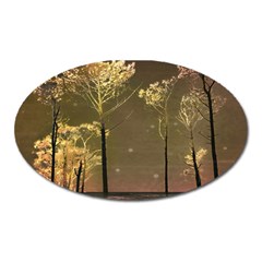 Fantasy Landscape Magnet (oval) by dflcprints