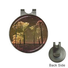 Fantasy Landscape Hat Clip With Golf Ball Marker by dflcprints