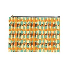 Shredded Abstract Background Cosmetic Bag (large) by LalyLauraFLM