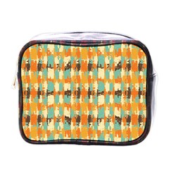 Shredded Abstract Background Mini Toiletries Bag (one Side) by LalyLauraFLM