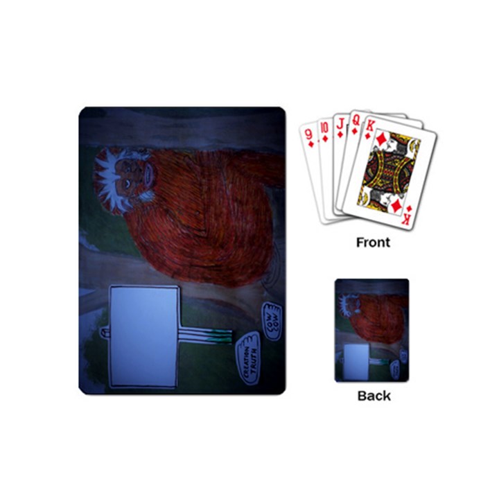 Neanderthal At Night Playing Cards (Mini)