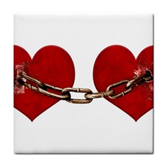 Unbreakable Love Concept Ceramic Tile by dflcprints