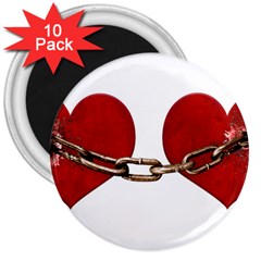 Unbreakable Love Concept 3  Button Magnet (10 Pack) by dflcprints
