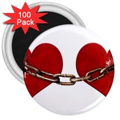 Unbreakable Love Concept 3  Button Magnet (100 Pack) by dflcprints