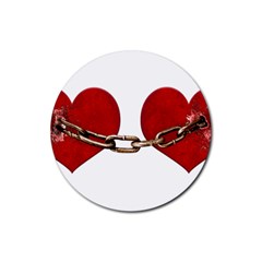 Unbreakable Love Concept Drink Coaster (round) by dflcprints