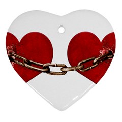 Unbreakable Love Concept Heart Ornament (two Sides) by dflcprints