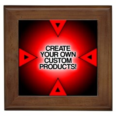 Create Your Own Custom Products And Gifts Framed Ceramic Tile by UniqueandCustomGifts