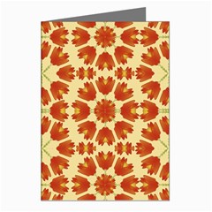 Colorful Floral Print Vector Style Greeting Card (8 Pack) by dflcprints