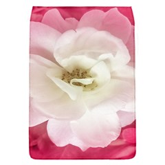 White Rose With Pink Leaves Around  Removable Flap Cover (small) by dflcprints