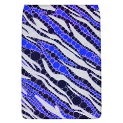 Blue Zebra Bling  Removable Flap Cover (large) by OCDesignss