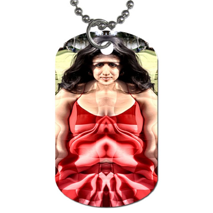 Cubist Woman Dog Tag (One Sided)