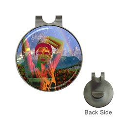 Fusion With The Landscape Hat Clip With Golf Ball Marker by icarusismartdesigns