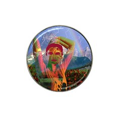 Fusion With The Landscape Golf Ball Marker 4 Pack (for Hat Clip) by icarusismartdesigns