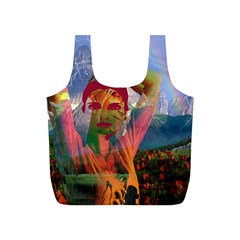 Fusion With The Landscape Reusable Bag (s) by icarusismartdesigns