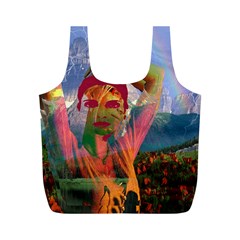 Fusion With The Landscape Reusable Bag (m) by icarusismartdesigns