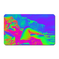 Seaside Holiday Magnet (rectangular)