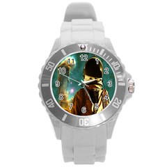 Lost In The Starmaker Plastic Sport Watch (large) by icarusismartdesigns