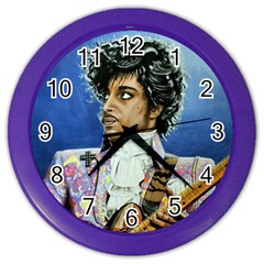 His Royal Purpleness Wall Clock (color) by retz