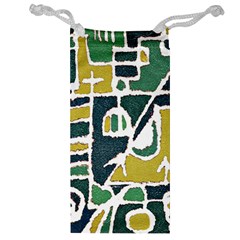 Colorful Tribal Abstract Pattern Jewelry Bag by dflcprints