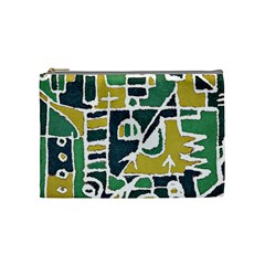 Colorful Tribal Abstract Pattern Cosmetic Bag (medium) by dflcprints