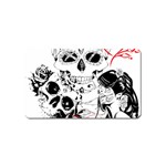 Skull Love Affair Magnet (Name Card) Front