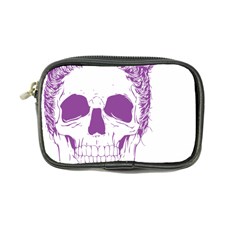 Purple Skull Bun Up Coin Purse by vividaudacity