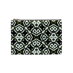 Abstract Geometric Modern Pattern  Cosmetic Bag (medium) by dflcprints