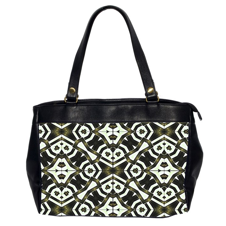 Abstract Geometric Modern Pattern  Oversize Office Handbag (Two Sides)