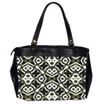 Abstract Geometric Modern Pattern  Oversize Office Handbag (Two Sides) Back